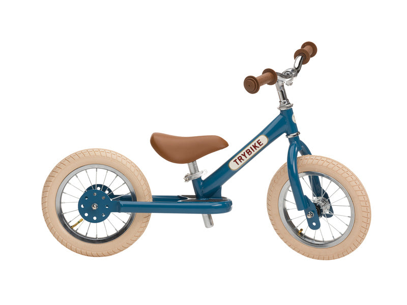 Trybike | Bicicleta Vintage din Otel Fara Pedale | Albastru